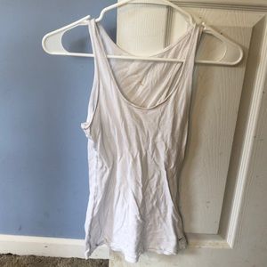 Plain white XS aeo tank